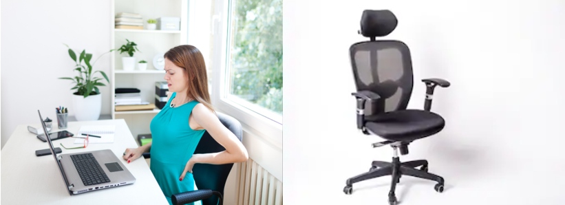 mal de dos et chaise ergonomique