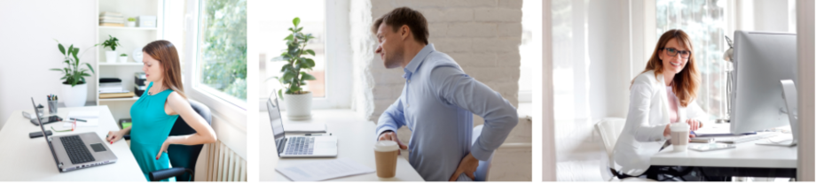 Les bonnes postures assis à son bureau