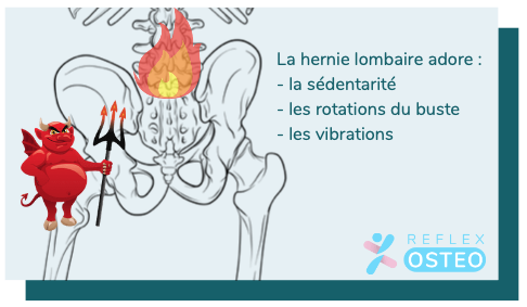 Hernie discale et position assise