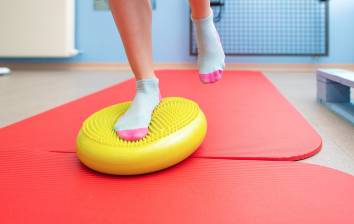 Ballon d'équilibre de fitness - Balance trainer antidérapant avec points de  massage