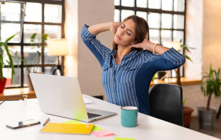 mal au cou et posture de travail